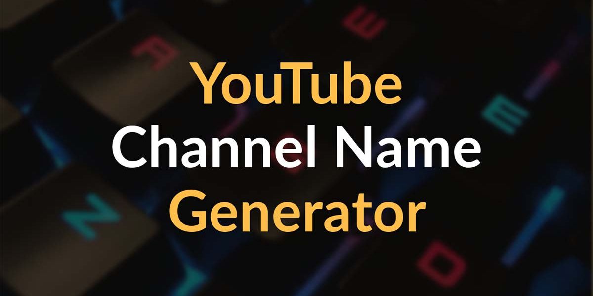 youtube channel name generator