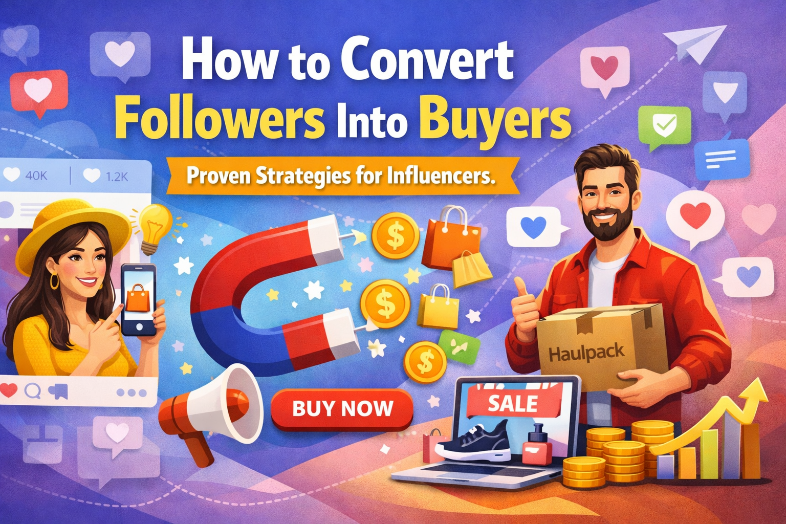 convert followers into buyers